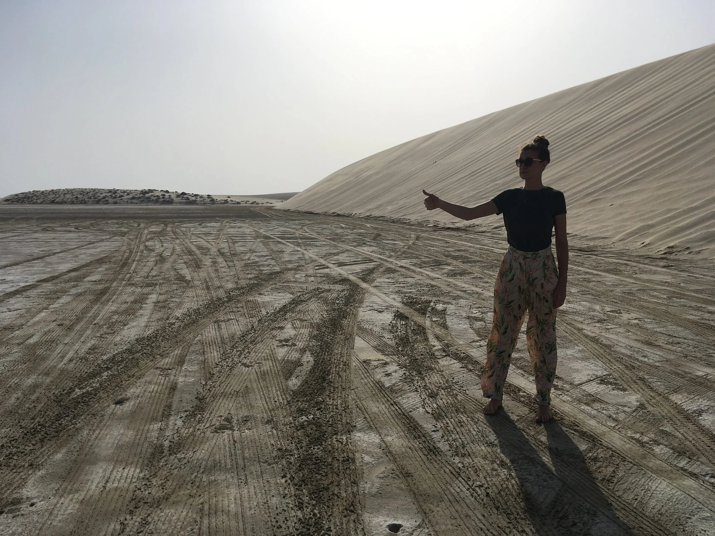 Dune bashing in Qatar